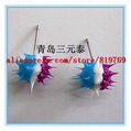 silicone spike rainbow earrings hot sale