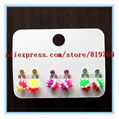 silicone spike rainbow earrings hot sale earrings 4