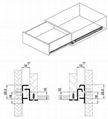 S106 Quick assembly drawer slide 4