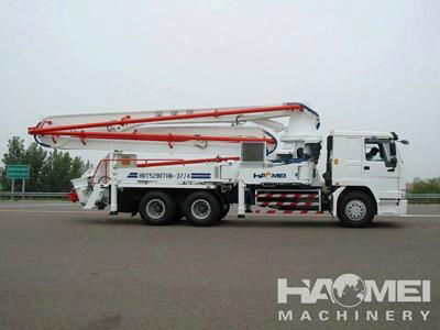 HAOMEI Concrete Pump Truck With Boom