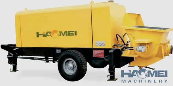 HAOMEI Trailer Concrete Pump
