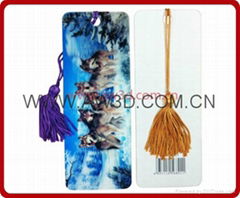 3D image lenticular bookmark