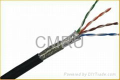 Cat.5e 4prs double shielded cable