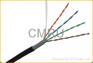 Cat5e 4prs unshielded outdoor water - proof cable