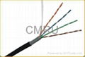 Cat5e 4prs unshielded outdoor water - proof cable