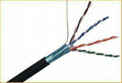 Cat.5e 4prs single shielded outdoor water - proof cable