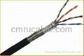 Cat.5e 4prs double shielded outdoor water - blocked cable (UL certificate)