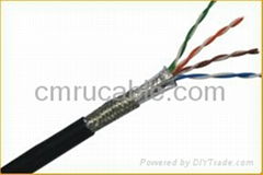 Cat.5e 4prs double shielded outdoor water - blocked cable (UL certificate)