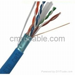 Cat.6 4prs single shielded cable FTP (pass UL certificate)