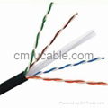 Cat.6 4pr unshielded outdoor water - proof cable (passed UL certificate) 1