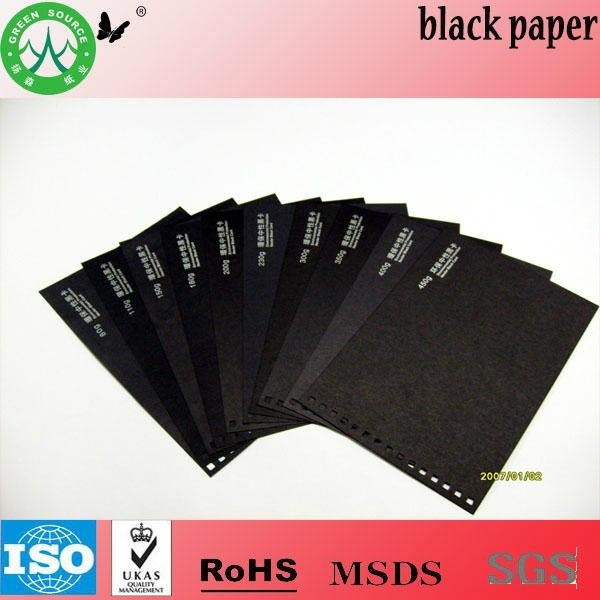 wood pulp black board made shopping bags 3