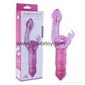Medical grade Jelly vibrator for clitoris, women's popular sex products 1