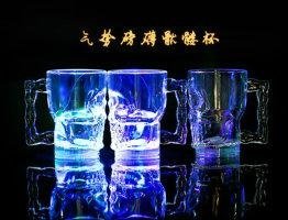 Liquid induction floret straight cup on the bright dazzling colorful creativecup