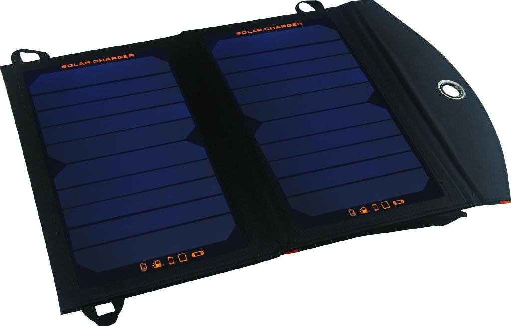 12W high efficiency solar panel mobile phone solar charger 3