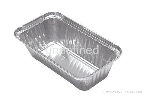 Food packing aluminum foil container