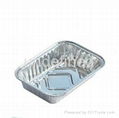 8011-H24 Aluminum foil container for fast food 3