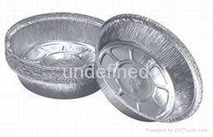 Aluminum foil container for food storage