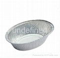 Aluminum foil container for food storage 2