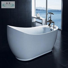 OSW-10130-03 white acrylic elegant freestanding bathtub