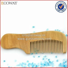 Wholesale Hotel High Quality Personalized Hand Made Wood Hair Comb