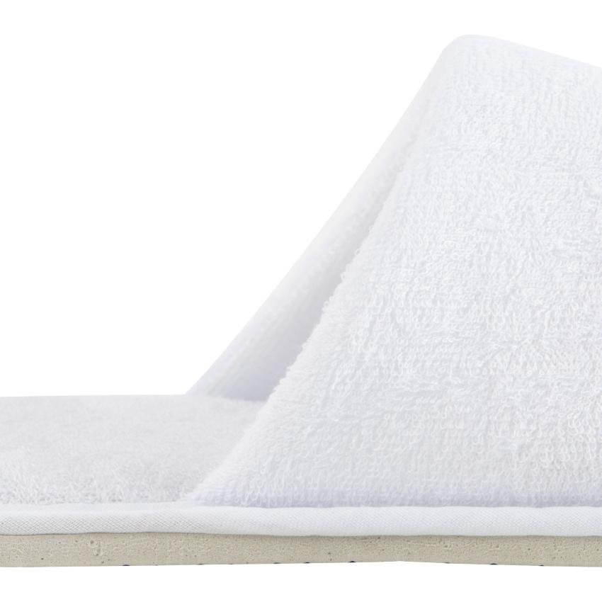 Terry Towel White Hotel Slippers 3