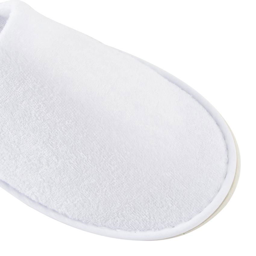 Terry Towel White Hotel Slippers 2