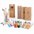 Wholesale Eco-friendly Natural Bamboo Toothbrush 1