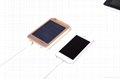 Letsolar high efficiency 6000mAh li-ion battery portable solar power bank 
