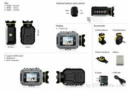 Hot selling waterproof sports camera provided directly from manufacturor