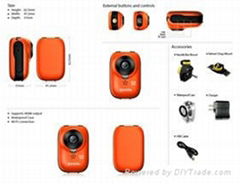 Hot selling waterproof sports camera provided directly from manufacturor