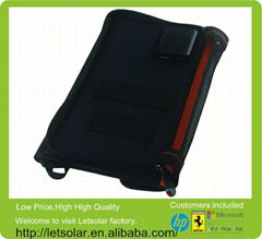 12W Solar charger without battery inside fashionable solar bag pack