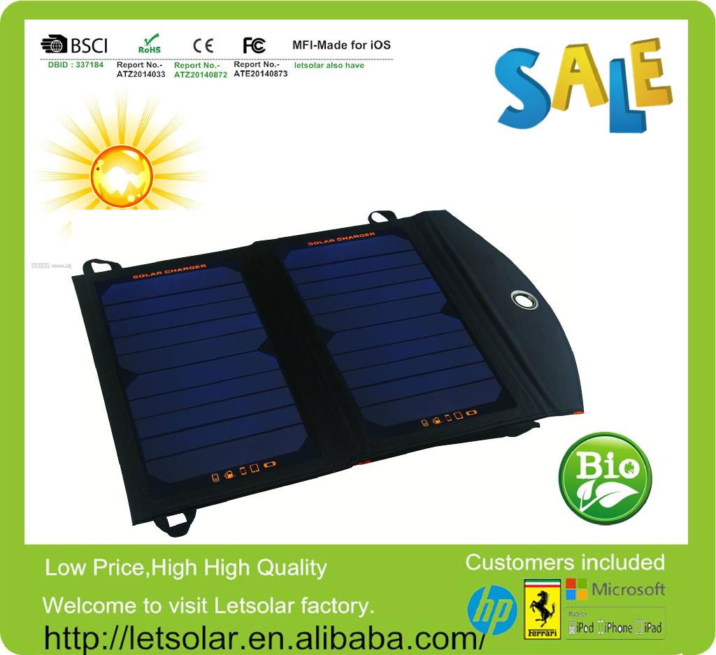 12W Solar charger without battery inside fashionable solar bag pack 2