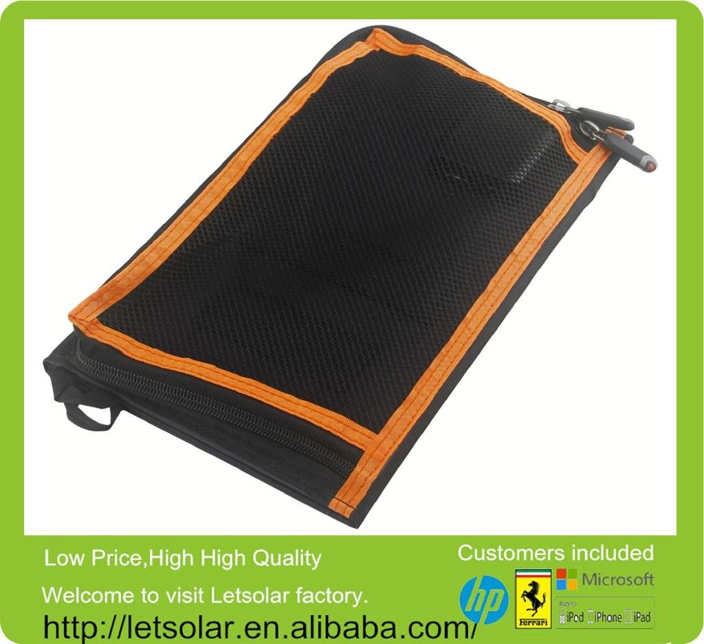 12W Solar charger without battery inside fashionable solar bag pack 4