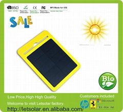 Crashproof and waterproof solar power bank  for mobile phone