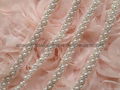 beaded sequin lace applique trim 4