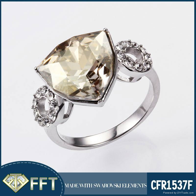 Wholesale SW cystal 925 sterling silver rings  2