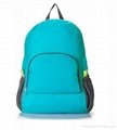 Travel Promotional Foldable Backpack Blue