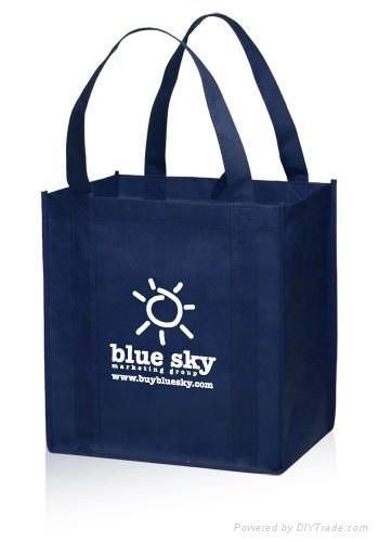 Non-Woven Small Bulk Grocery Tote Bags with Logo 3