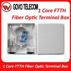 1 core FTTH Fiber Optic Terminal Box