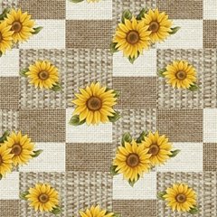 Flower design table cloth