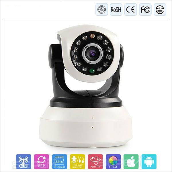 2014 new hot security wireless camera with sd card P2P wireless outdoor network  5