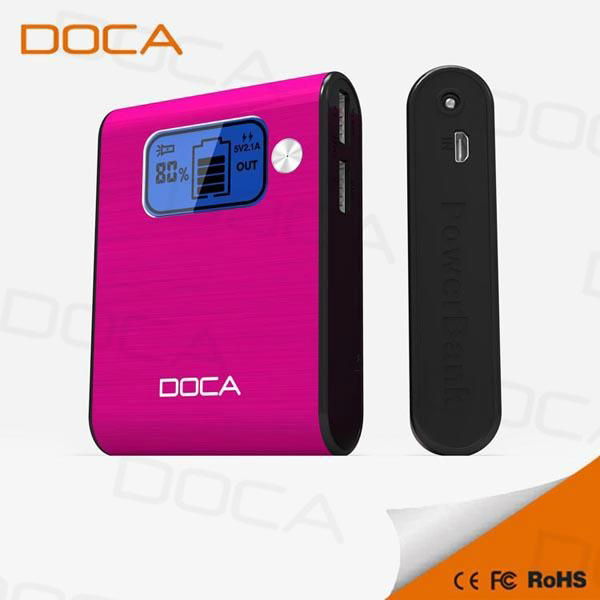 power bank DOCA D565 with LCD digital display 3