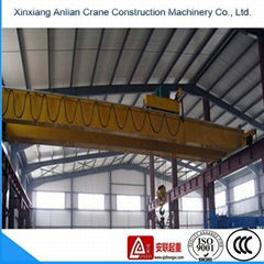 General industrial equipment double girder overhead crane with electric hoist