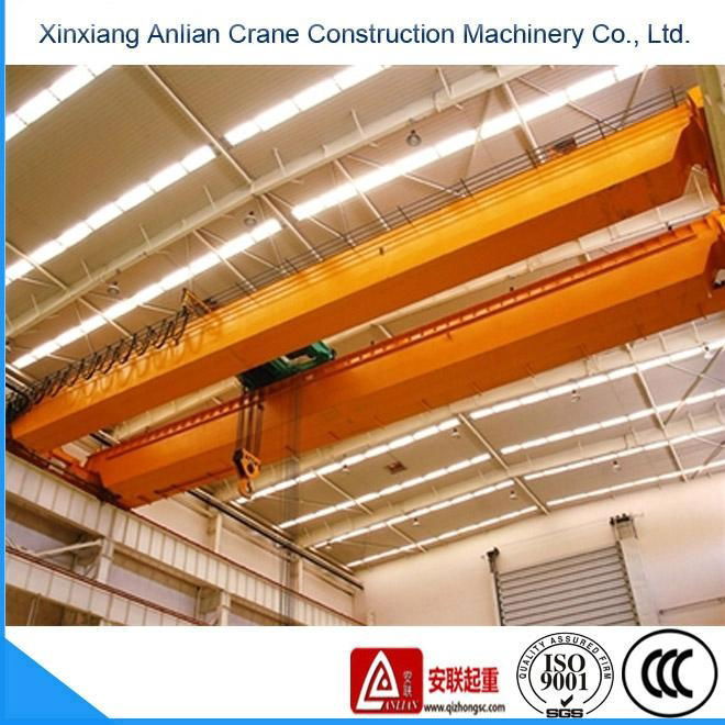 General industrial equipment double girder overhead crane with electric hoist 3