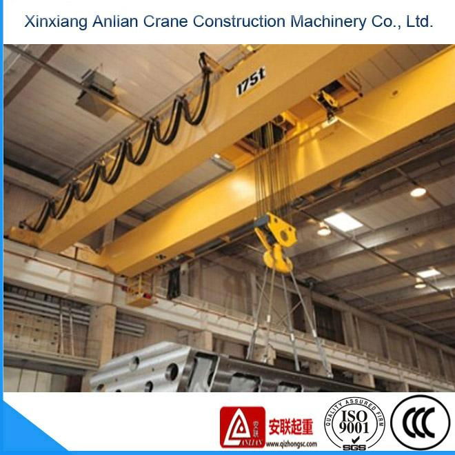 General industrial equipment double girder overhead crane with electric hoist 5