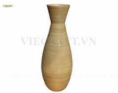 Bamboo vases