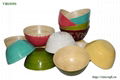 Spun bamboo bowls 3