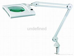 Large Clamp-On Rectangle Magnifier Lamp