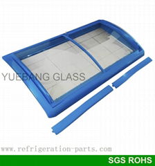 chest freezer ABS injection glass door