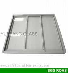 Freezer Sliding Glass Door with 3 Doors